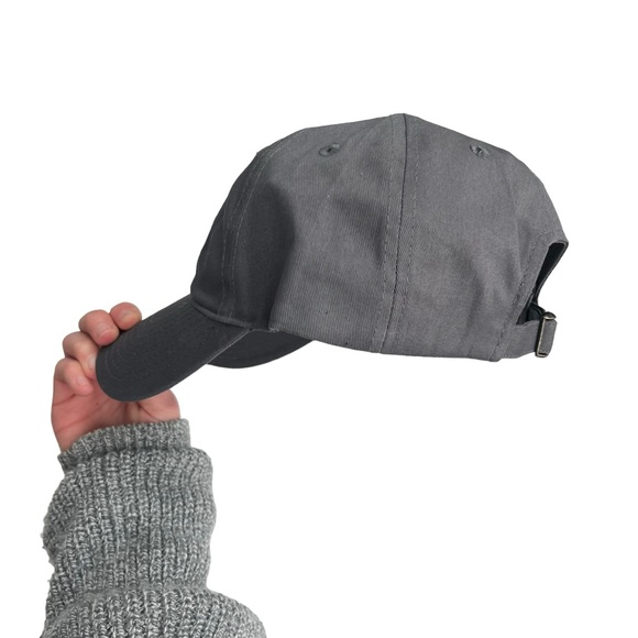 Bass Pro Shops Club Embroidered Gray Strapback Cotton Baseball Cap Hat Fishing - Picture 6 of 10